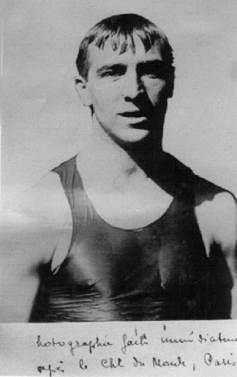 Championnat du monde de natation  Paris 1905 - Mdaille d'argent sur 500 m